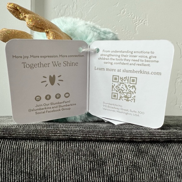 NWT Slumberkins Blue Floof Mini - Picture 5 of 8